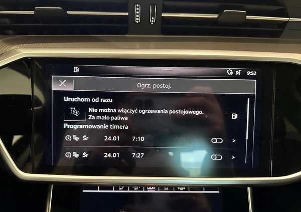 Audi A6 cena 164900 przebieg: 110113, rok produkcji 2018 z Lubliniec małe 466